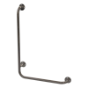 Uchwyt Kątowy dla Niepełnosprawnych lewy 100/60cm stal nier fi25